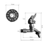 Griferia-Canilla-Jardin-Elefante-Platinum-Haaz-Vintage-esquema