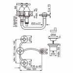 Griferia-Para-Bidet-Cromo-20-New-Fv-295-20N-esquema