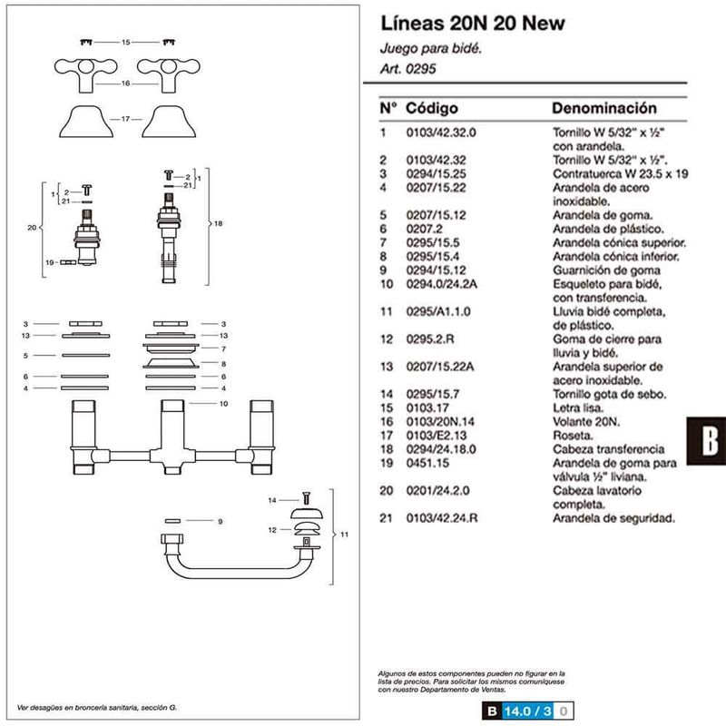 Griferia-Para-Bidet-Cromo-20-New-Fv-295-20N-despiece