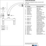 Griferia-de-Cocina-Cromo-Pico-Alto-Movil-Denisse-Fv-416-64-despiece