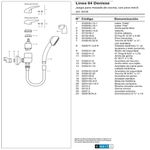 Griferia-de-Ducha-exterior-Manual-Monocomando-Cromo-Smile-Fv-311-92-despiece-GRI.FV92.322