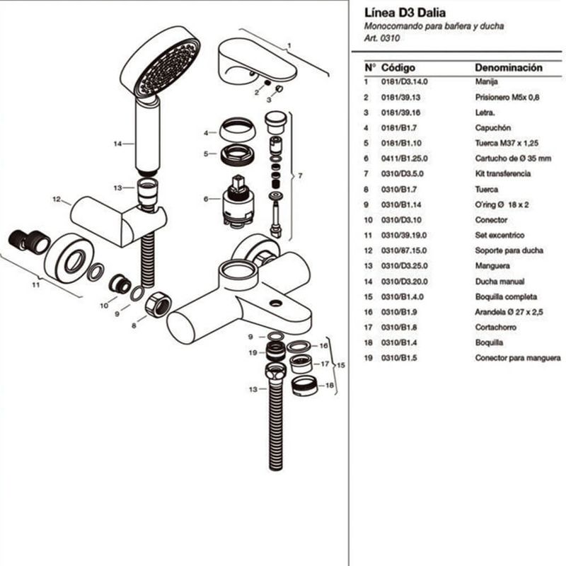 Griferia-de-Ducha-Exterior-Cromo-Dalia-Fv-310-D3-despiece