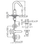 Griferia-de-Lavatorio-Satinado-Libby-Fv-207-39-esquema
