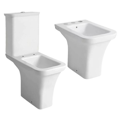 Combo Baño Milena Ferrum Inodoro + Bidet + Deposito