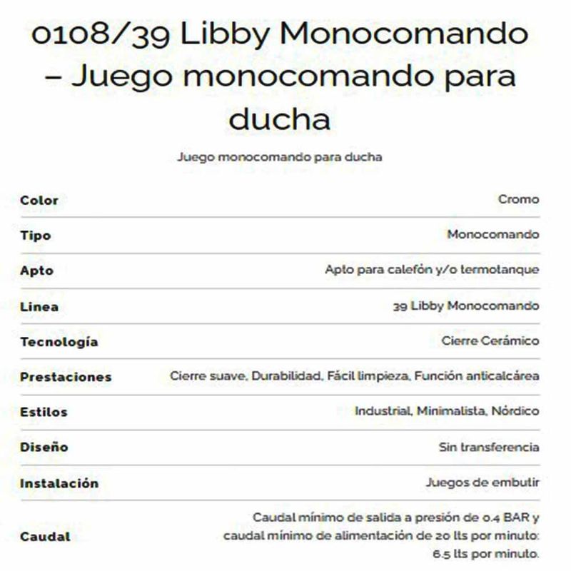 GriferiadeDuchaMonocomandoCromoSinTransferenciaFvLibby10839
