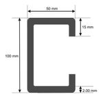 perfil-C-galvanizado-Ternium-100x50x15x2.00-esquema