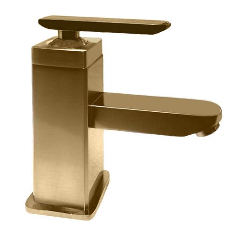 Griferia de Lavatorio Monocomando Aqualia YD6206 Níquel Pico Bajo