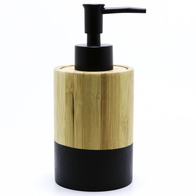 Dispenser-de-Jabon-Bamboo-Negro-Concepto-Deco-BAM0091-principal