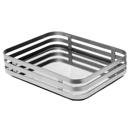 Bandeja Cromo Cuadrada 20x16 Concepto Deco BAN0090-C