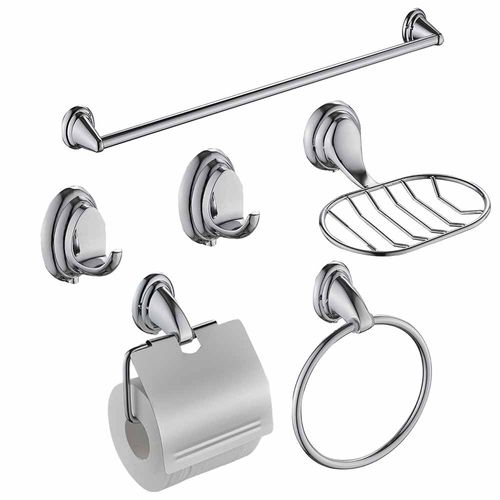Accesorio DGC 6 Piezas Cromo Kismee DG71030-CR