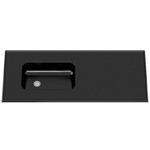 Mesada Durafort Negro 140x60 S/Zoc MM873