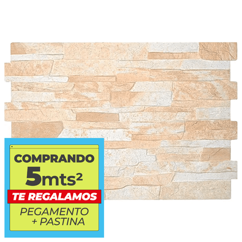 Revestimiento Fileto Rustico Claro Pamesa 34x50