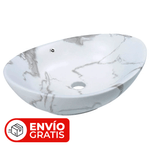 Bacha de Apoyar Amur Marmol Blanco Mate Aqualia AQ21260-MWM