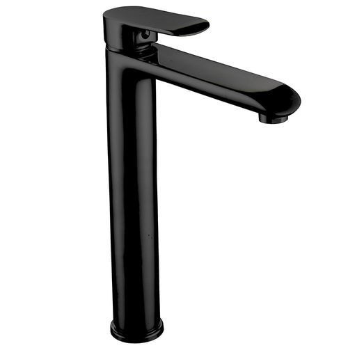 Griferia para Lavatorio Monocomando Negro Mate Aqualia Alassio II Pico Alto AQ511281P-N