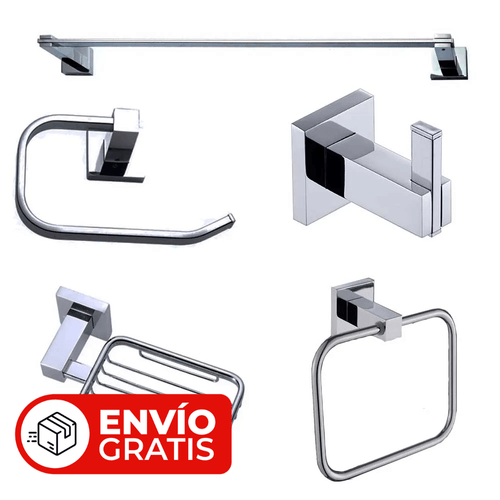 Accesorios DGC 5 Piezas Cromo DG71830-CR