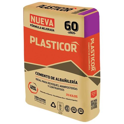 Plasticor Loma Negra x 25 Kg