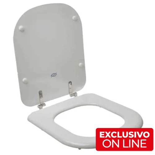 Tapa Asiento Inodoro Daccord BA Madera H/Cromo