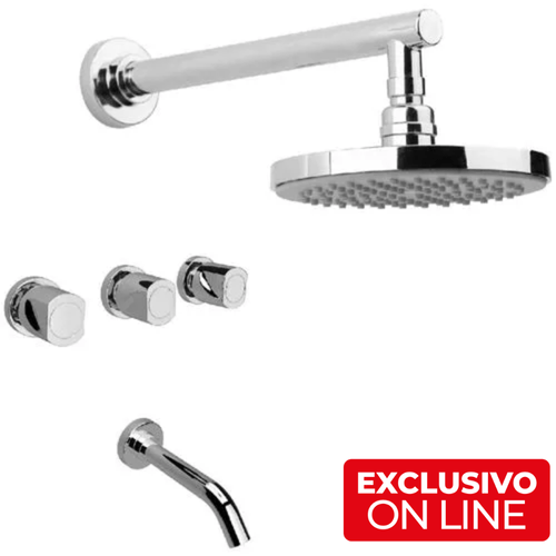 Grifería para Ducha Estalgrif Zeus Cromo Advance