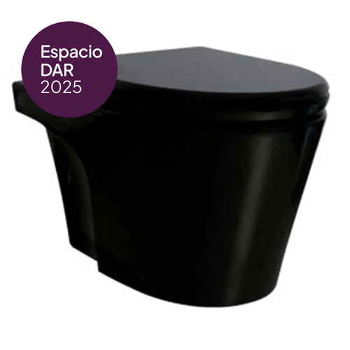 Inodoro de Colgar Negro Ferrum Marina IHPJ-N