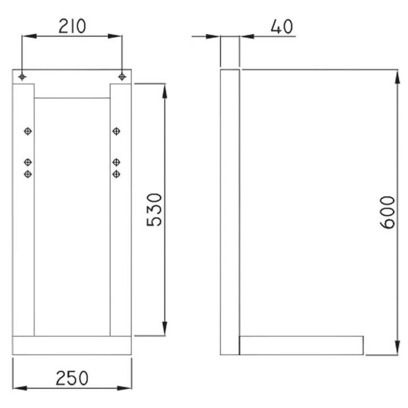 SoporteParaInodoroBidetColganteFerrumVPSAC
