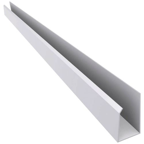Perfil Borde Pvc Bco SP 20 mm x 8.5 mm x 4 mts