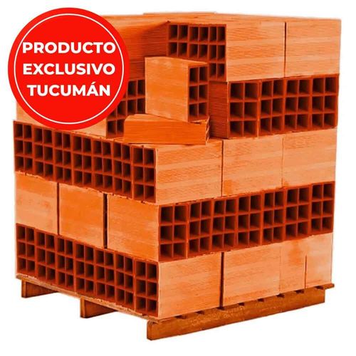 Combo Ladrillo Hueco 12x18x33 144 Uni. Cerámica Marcos Paz