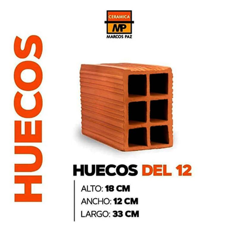 ComboLadrilloHuecoCeramicaMarcosPaz12x18x33